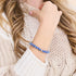 cobalt | Argent sterling .925 | Bracelet Verre Luciole